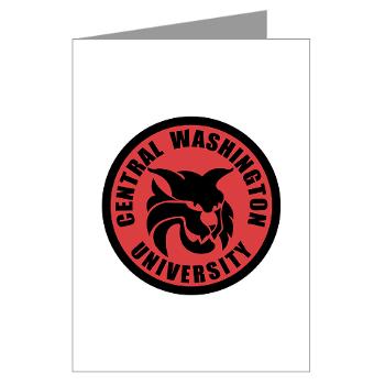 CWU - M01 - 02 - SSI - ROTC - Central Washington University - Greeting Cards (Pk of 10)