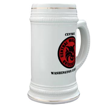 CWU - M01 - 03 - SSI - ROTC - Central Washington University with Text - Stein - Click Image to Close