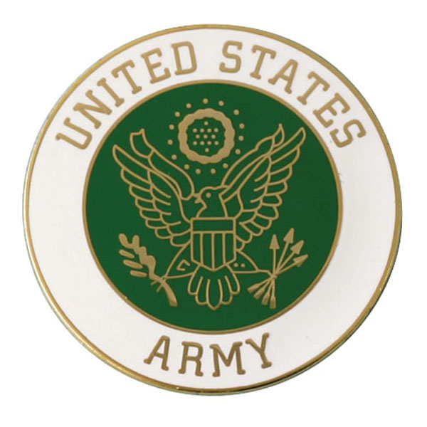 Army United States Army Crest Large Lapel Pin 1.5  Quantity 5  - Click Image to Close