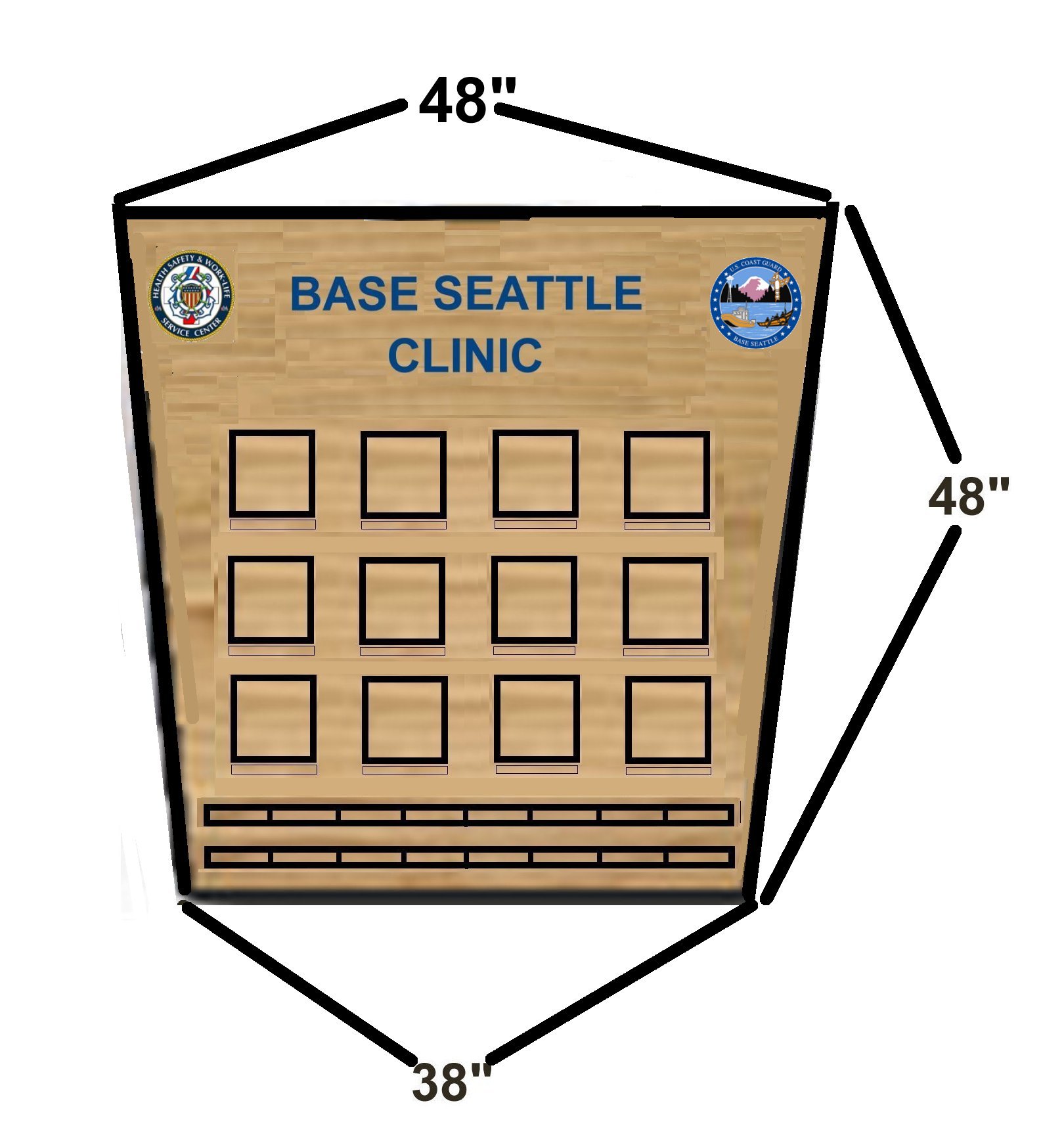 USCG Base Seattle Clinic Display