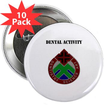DA - M01 - 01 - DUI - Dental Activity with Text - 2.25" Button (10 pack) - Click Image to Close