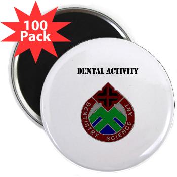 DA - M01 - 01 - DUI - Dental Activity with Text - 2.25" Magnet (100 pack)