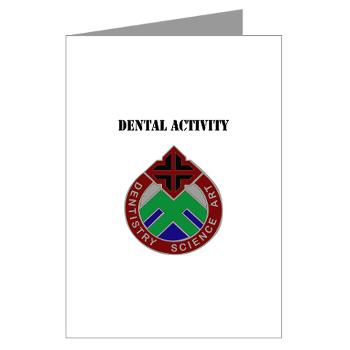 DA - M01 - 02 - DUI - Dental Activity with Text - Greeting Cards (Pk of 10)