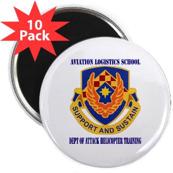 DAHT - M01 - 01 - DUI - Dept of Attack Helicopter Training with Text 2.25" Magnet (10 pack)