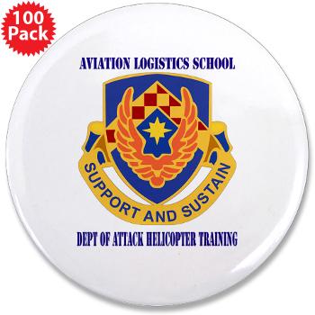 DAHT - M01 - 01 - DUI - Dept of Attack Helicopter Training with Text 3.5" Button (100 pack)