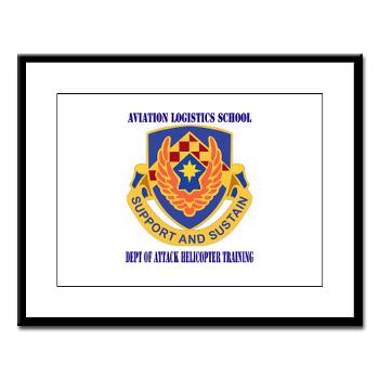 DAHT - M01 - 02 - DUI - Dept of Attack Helicopter Training with Text Large Framed Print - Click Image to Close