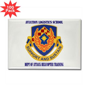 DAHT - M01 - 01 - DUI - Dept of Attack Helicopter Training with Text Rectangle Magnet (100 pack)
