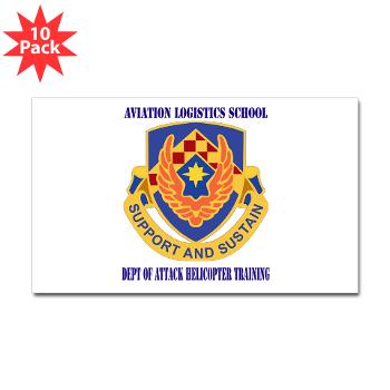 DAHT - M01 - 01 - DUI - Dept of Attack Helicopter Training with Text Sticker (Rectangle 10 pk) - Click Image to Close