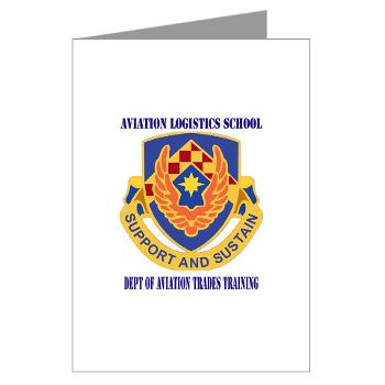 DATT - M01 - 02 - DUI - Dept of Aviation Trades Training with Text Greeting Cards (Pk of 10)