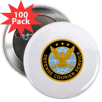 DCS - M01 - 01 - Defense Courier Service - 2.25" Button (100 pack)