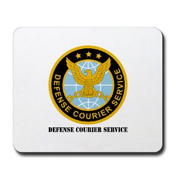DCS - M01 - 03 - Defense Courier Service with Text - Mousepad