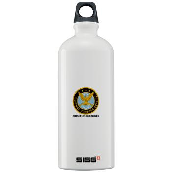 DCS - M01 - 03 - Defense Courier Service with Text - Sigg Water Bottle 1.0L
