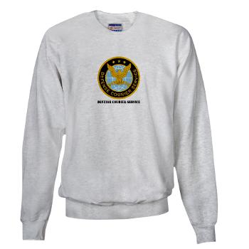 DCS - A01 - 03 - Defense Courier Service with Text - Sweatshirt