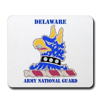 DELAWAREARNG - M01 - 03 - DUI - Delaware Army National Guard with text - Mousepad