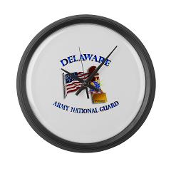 DELAWAREARNG - M01 - 03 - Delaware Army National Guard - Large Wall Clock - Click Image to Close