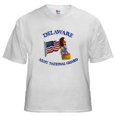 DELAWAREARNG - A01 - 04 - Delaware Army National Guard - White t-Shirt