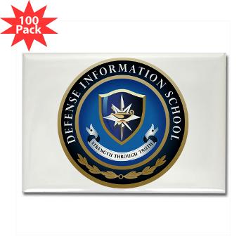 DIS - M01 - 01 - Defense Information School - Rectangle Magnet (100 pack)