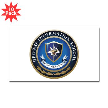 DIS - M01 - 01 - Defense Information School - Sticker (Rectangle 10 pk) - Click Image to Close