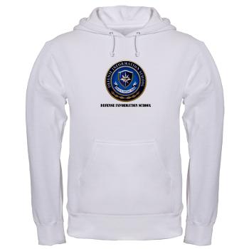 DIS - A01 - 03 - Defense Information School with Text - Hooded Sweatshirt