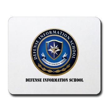 DIS - M01 - 03 - Defense Information School with Text - Mousepad