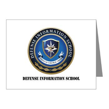 DIS - M01 - 02 - Defense Information School with Text - Note Cards (Pk of 20) - Click Image to Close