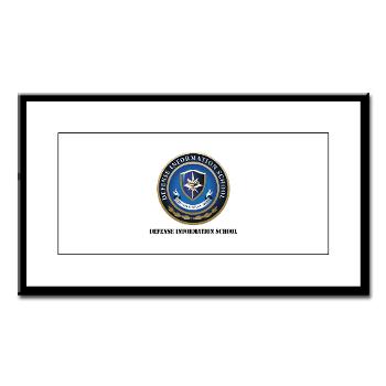DIS - M01 - 02 - Defense Information School with Text - Small Framed Print