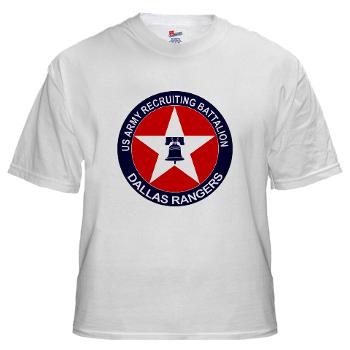 DRB - A01 - 04 - DUI - Dallas Recruiting Battalion - White T-Shirt - Click Image to Close