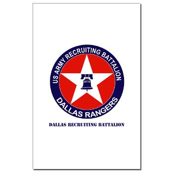 DRB - M01 - 02 - DUI - Dallas Recruiting Battalion with Text - Mini Poster Print