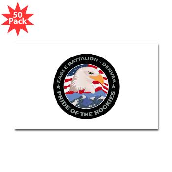 DRBN - M01 - 01 - DUI - Denver Recruiting Battalion - Sticker (Rectangle 50 pk) - Click Image to Close