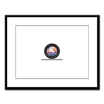 DRBN - M01 - 02 - DUI - Denver Recruiting Battalion with Text - Large Framed Print