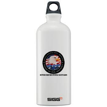 DRBN - M01 - 03 - DUI - Denver Recruiting Battalion with Text - Sigg Water Bottle 1.0L