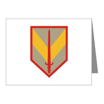 DSC - M01 - 02 - Division Support Command - Note Cards (Pk of 20) - Click Image to Close