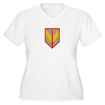 DSC - A01 - 04 - Division Support Command - Women's V-Neck T-Shirt