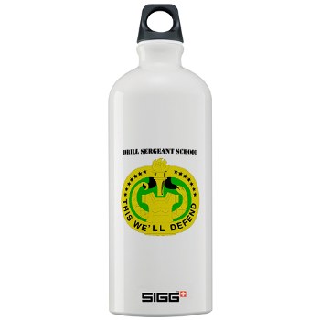 DSS - M01 - 03 - DUI - Drill Sergeant School with Text - Sigg Water Bottle 1.0L