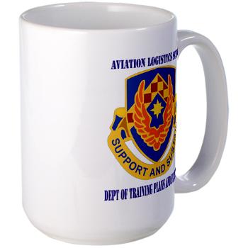 DTPE - M01 - 03 - DUI - Dept of Training Plans and Evaluation (DTPE) with Text - Large Mug