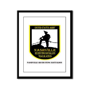 NRB - M01 - 02 - DUI - Nashville Recruiting Battalion with Text - Large Framed Print - Click Image to Close
