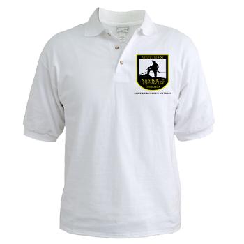 NRB - A01 - 04 - DUI - Nashville Recruiting Battalion with Text - Golf Shirt - Click Image to Close