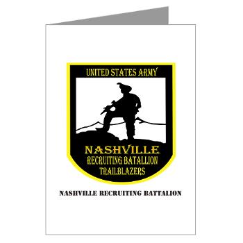 NRB - M01 - 02 - DUI - Nashville Recruiting Battalion with Text - Greeting Cards (Pk of 10)