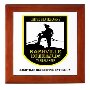 NRB - M01 - 04 - DUI - Nashville Recruiting Battalion with Text - Keepsake Box