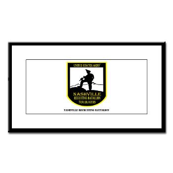 NRB - M01 - 02 - DUI - Nashville Recruiting Battalion with Text - Small Framed Print