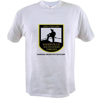 NRB - A01 - 04 - DUI - Nashville Recruiting Battalion with Text - Value T-shirt - Click Image to Close
