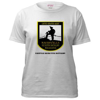 NRB - A01 - 04 - DUI - Nashville Recruiting Battalion with Text - Women's T-Shirt