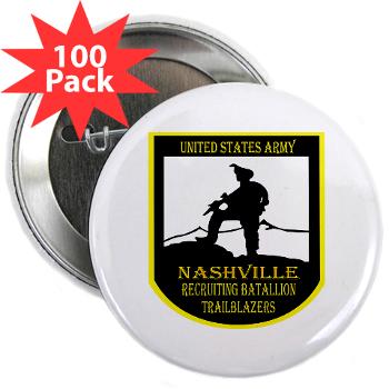 NRB - M01 - 01 - DUI - Nashville Recruiting Battalion - 2.25" Button (100 pack)