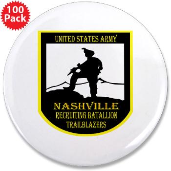 NRB - M01 - 01 - DUI - Nashville Recruiting Battalion - 3.5" Button (100 pack)