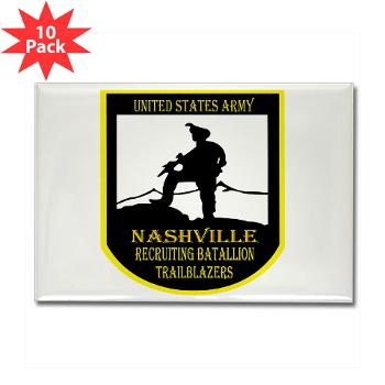NRB - M01 - 01 - DUI - Nashville Recruiting Battalion - Rectangle Magnet (10 pack)
