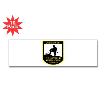 NRB - M01 - 01 - DUI - Nashville Recruiting Battalion - Sticker (Bumper 10 pk) - Click Image to Close