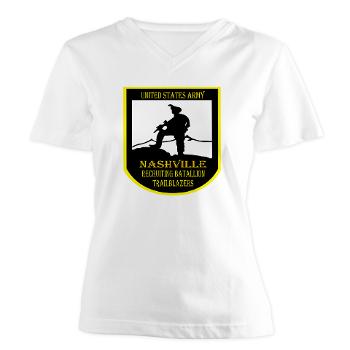 NRB - A01 - 04 - DUI - Nashville Recruiting Battalion - Women's V -Neck T-Shirt - Click Image to Close