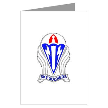 173ABCT - M01 - 02 - DUI - 173rd Airborne Brigade Combat Team - Greeting Cards (Pk of 10) - Click Image to Close