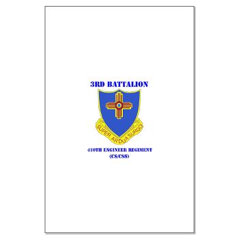 3B410ER - M01 - 02 - DUI - 3rd Bn - 410TH Engineer Regt with Text Large Poster
