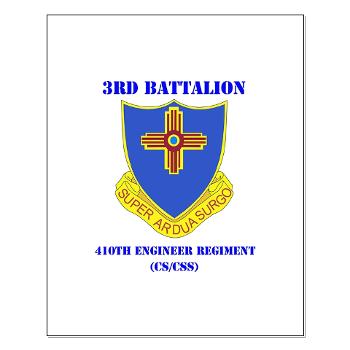 3B410ER - M01 - 02 - DUI - 3rd Bn - 410TH Engineer Regt with Text Small Poster